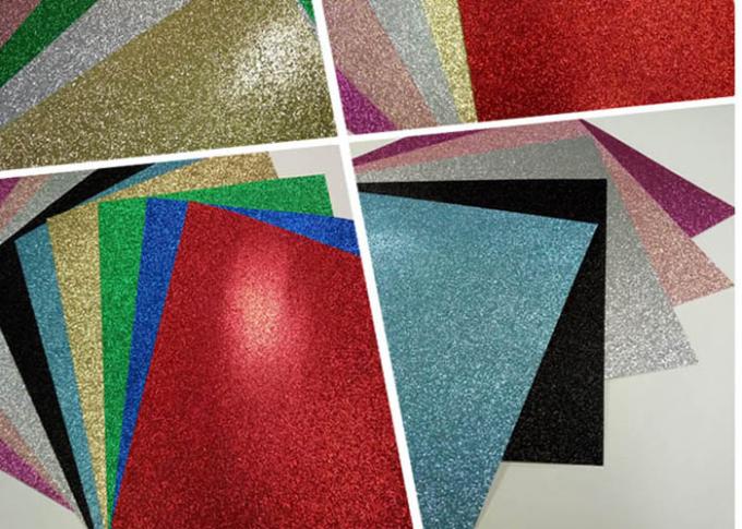 Handmade Color Corrugated Glitter Card Paper Holiday Decoration For Card Making