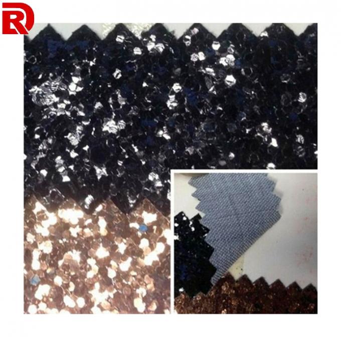 Diamond Decoration Wallpaper Chunky Glitter Fabric Wear Resisting
