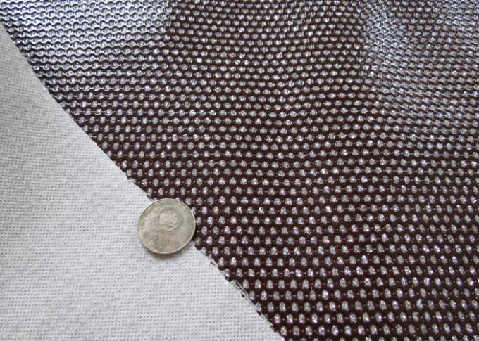 Eco Pvc Material Perforated Leather Fabric Microfiber Punching Hole Design