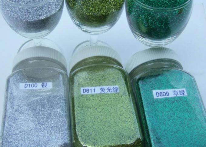 Colorful Shinty Hexagon Glitter Powder Non - Toxic Top Grade For Dye Fabric