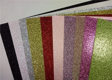 China Multi Color Glitter Card Stock Paper , 300gsm Or 200gsm A4 Glitter Card supplier