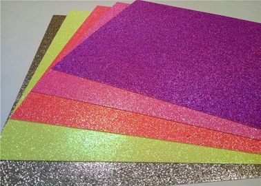 China Heat - Resistant Sticky Back Glitter Paper , Handmade Adhesive Glitter Paper supplier