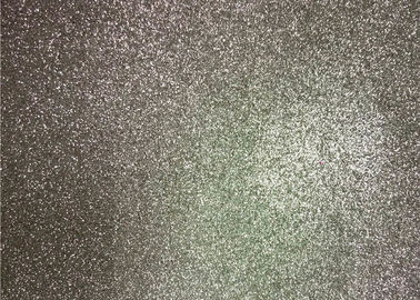 China Bedroom Wallpaper PU Material Silver Glitter Fabric For Living Room Home Decor supplier