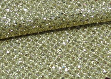 China Foil Plain Polyester Glitter Stretch Mesh Fabric For Making Shoes Bags Wall Paper supplier