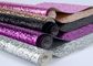 Salon Decoration Wallpaper Glitter Fabric Roll Pu Aritificial Leather supplier