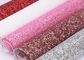 Synthetic PU Leather Material Glitter Upholstery Fabric Match Backing Color supplier
