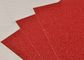 Decorating 300gsm Red Glitter Paper 0.5mm Thickness For Wedding Invitation supplier