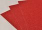 Decorating 300gsm Red Glitter Paper 0.5mm Thickness For Wedding Invitation supplier