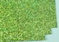 12*12 Inch Size Light Green Glitter Paper DIY Glitter Paper With Woven Backing supplier