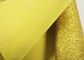 80gsm Champagne Gold Glitter Fabric , Shiny Thick Gold Glitter Fabric supplier