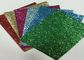 Eco Friendly Craft A4 Size Pu Glitter Fabric Sheet Metallic Glitter Fabric supplier
