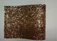 Home Decoration Gold Glitter Fabric , Thick Glitter Fabric For Dresses supplier
