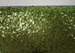 Light Green Frosted Chunky Glitter Fabric 0.55mm Thickness For Shoes And Wallpaper supplier