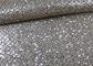 Soft Handfeeling Glitter Mesh Fabric Design Pu Synthetic Leather For Shoe supplier