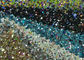 3D Chunky Glitter Cotton Fabric Decor KTV Textile Wallpaper Wall Cloth supplier