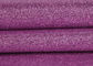 Purple Wedding Card Chunky Glitter Fabric , Shining Surface Fine Glitter Fabric supplier