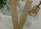Diy Christmas Decor Gold Glitter Letters , Wedding Party Glitter Alphabet Letters supplier