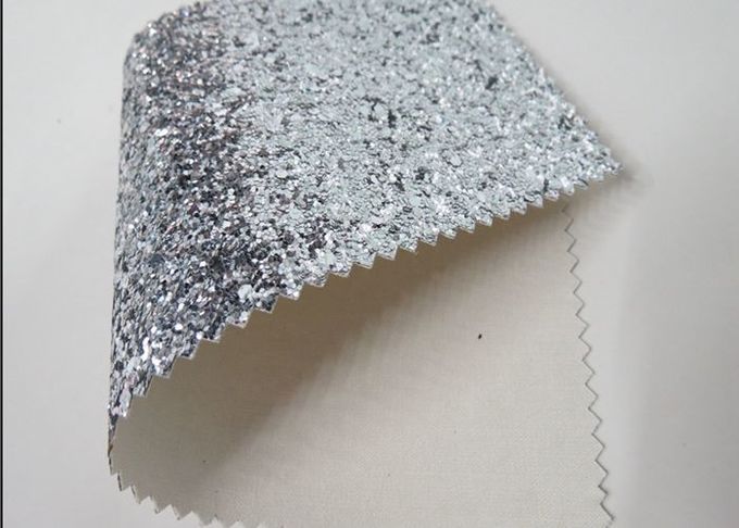 Custom Design Grade 3 PU Glitter Fabric 0.7mm For Making Hair Accessories