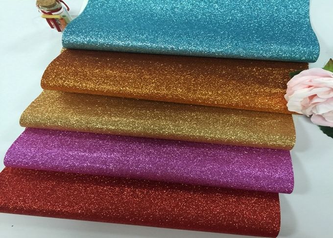 Hairbow Ribbon Multi Color Glitter Fabric For Wallpaper And Wedding Decoration