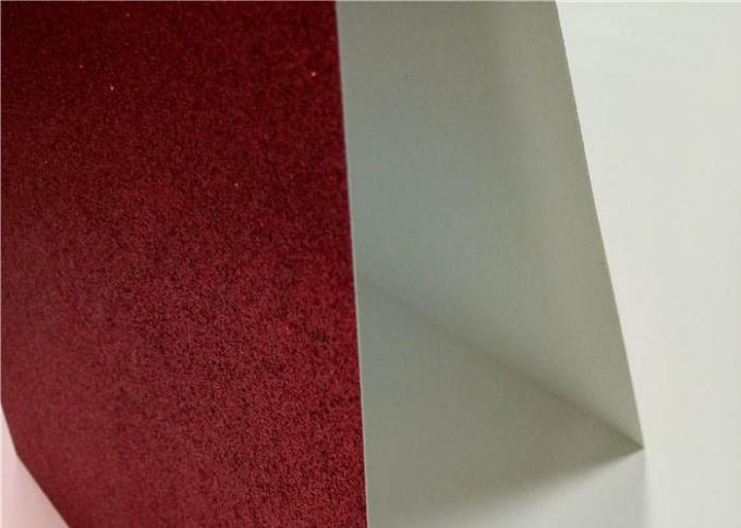 Shine Glitter Sand Double Sided Glitter Paper 300g White Cardboard Material