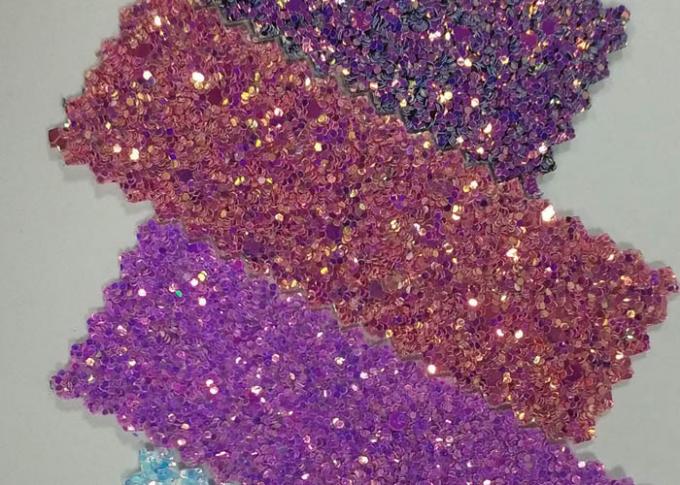 Ktv Wall Paper 3D Shiny Glitter Fabric Multi Mix Color With Woven Backing