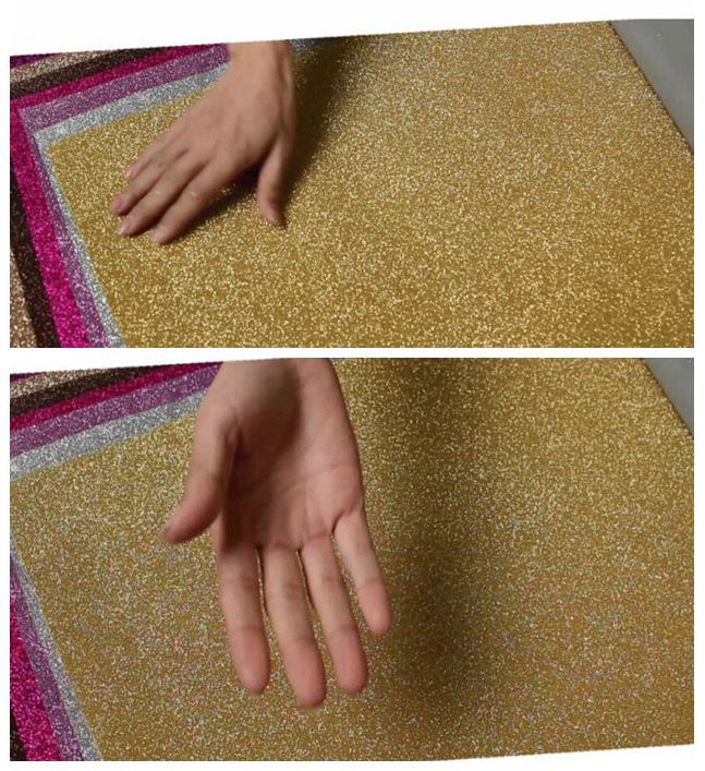 Paper Printed Self Adhesive Glitter Foam Sheets , Water - Proof Craft Glitter Foam Sheets