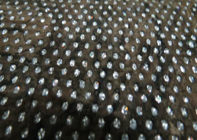 1.38m Width Faux Perforated Leather Fabric For Shoes Bags Clothing