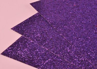 China Environmental Friendly Glitter Cardstock Paper Chunky Glitter Leather For Wall supplier