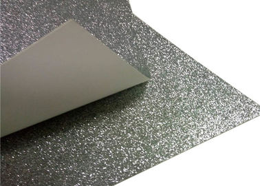 China Children ' S Toy Paperboard Silver Glitter Paper / Sparkle Craft Paper For Invitation Card supplier