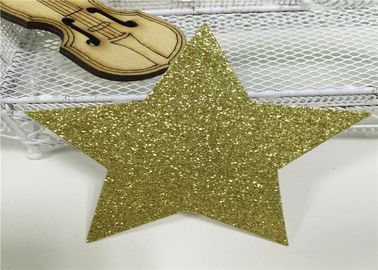 China 300gsm Glitter Paper Glitter Banner Letters 3&quot; Tall Star For Party Decoration Banner supplier