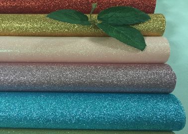 China Personalized Pu Glitter Material Fabric 50meters One Roll For Bags Decor supplier