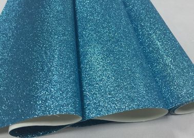 China Glitter Fabric Ocean Blue Sparkle Wallpaper For Wallpaper Wall Covering supplier