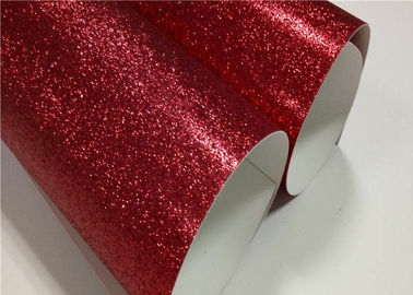 China Shine Glitter Sand Double Sided Glitter Paper 300g White Cardboard Material supplier