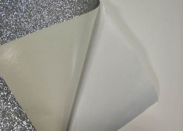 China Silver Water Activated Self Adhesive Glitter Paper 12 &quot; * 12 &quot; With Jumbo Rolls supplier