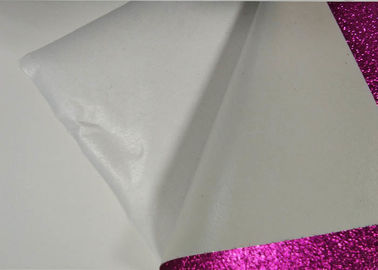 China Shiny Fushcia Self Adhesive Glitter Paper 1/128 Glitter Sand For Cutting Plotter supplier