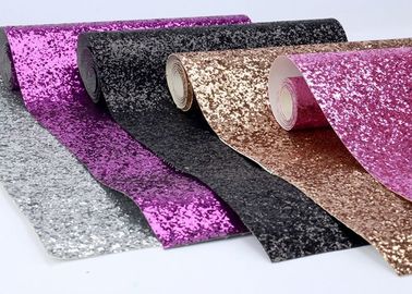 China Fancy Spandex Chunky Glitter Fabric 54&quot; Width For Shoes And Hair Bow supplier