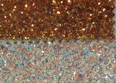 China Wall Paters And Crafts 3D Glitter Fabric 54/55'' Width And Knitted Backing Technics supplier