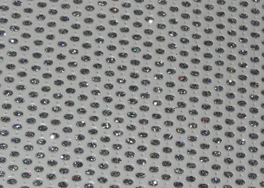 China Eco Pvc Material Perforated Leather Fabric Microfiber Punching Hole Design supplier