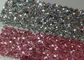 Grade 3 Chunky 3D Champagne Glitter Fabric 1.2mm Thickness PU Fabric With 3D Chunky Glitter supplier