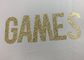 300gsm Letters 5&quot; Tall Gold Glitter Paper Letters For Party Decoration supplier