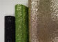 Living Room 50m Multi Color Glitter Fabric With Flocking Cloth Backing supplier