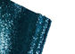 Light Blue Glitter Wallpaper Fabric , PU Fabric Backing Glitter Sparkle Fabric supplier