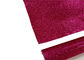 Fuchsia Waterproof Thick Glitter Wallpaper , Kraft Paper Chunky Glitter Wallpaper supplier