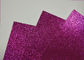 Shiny Fushcia Self Adhesive Glitter Paper 1/128 Glitter Sand For Cutting Plotter supplier