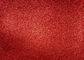 China Magenta Red Glitter Fabric For Dresses , Cold Resistance Shiny Glitter Fabric exporter