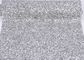 54&quot; Width Silver Glitter Cotton Fabric For Making Shoes Material And Wall Covering supplier
