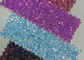 Ktv Wall Paper 3D Shiny Glitter Fabric Multi Mix Color With Woven Backing supplier