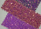 Ktv Wall Paper 3D Shiny Glitter Fabric Multi Mix Color With Woven Backing supplier