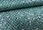 Soft Handfeeling Glitter Mesh Fabric Design Pu Synthetic Leather For Shoe supplier