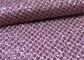 China Soft Handfeeling Glitter Mesh Fabric Design Pu Synthetic Leather For Shoe exporter